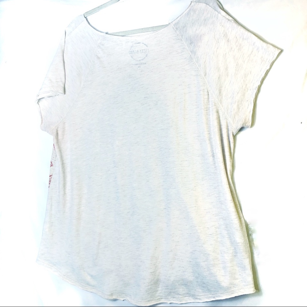 Anthro Postage Stamp Patchwork Print T Shirt - image 5